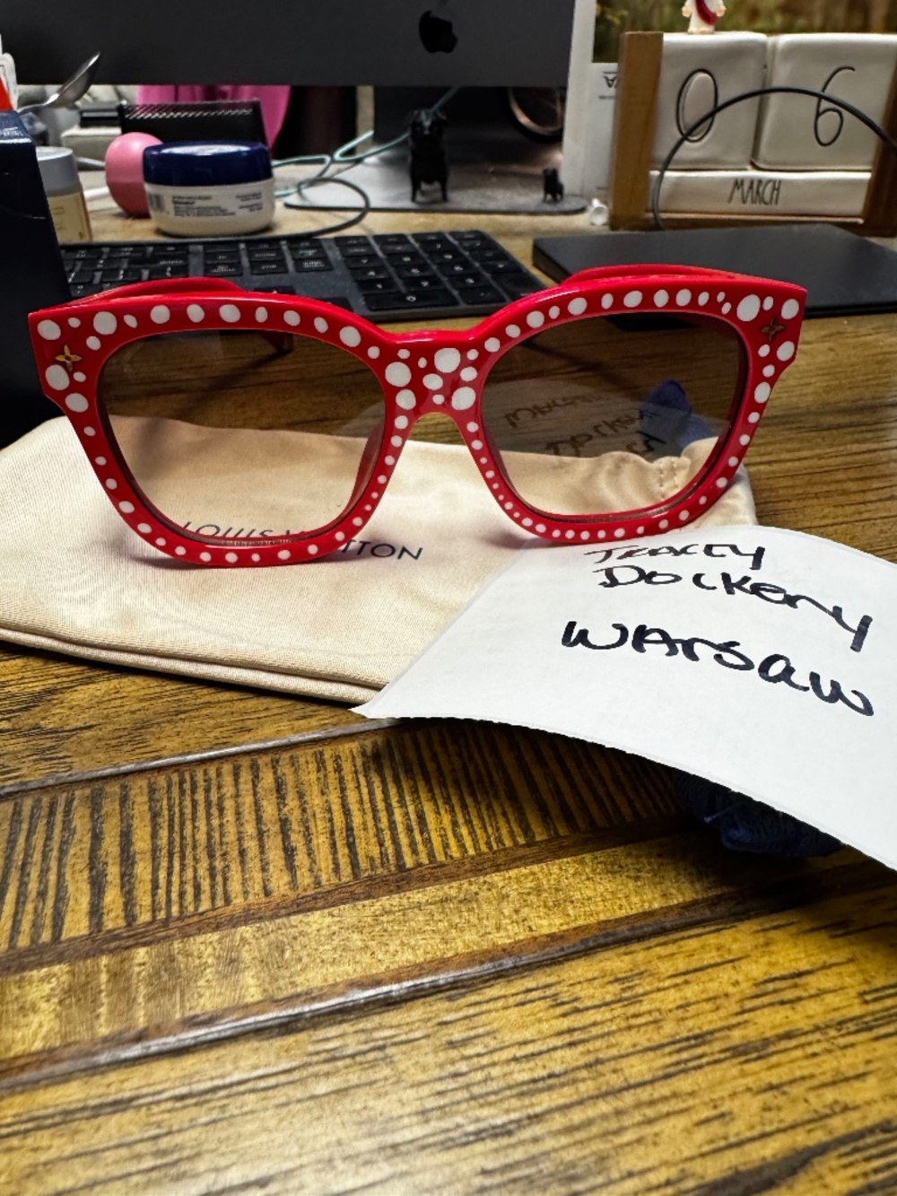 Louis Vuitton x Yayoi Kusama My Monogram Square Infinity Dots Sunglasses